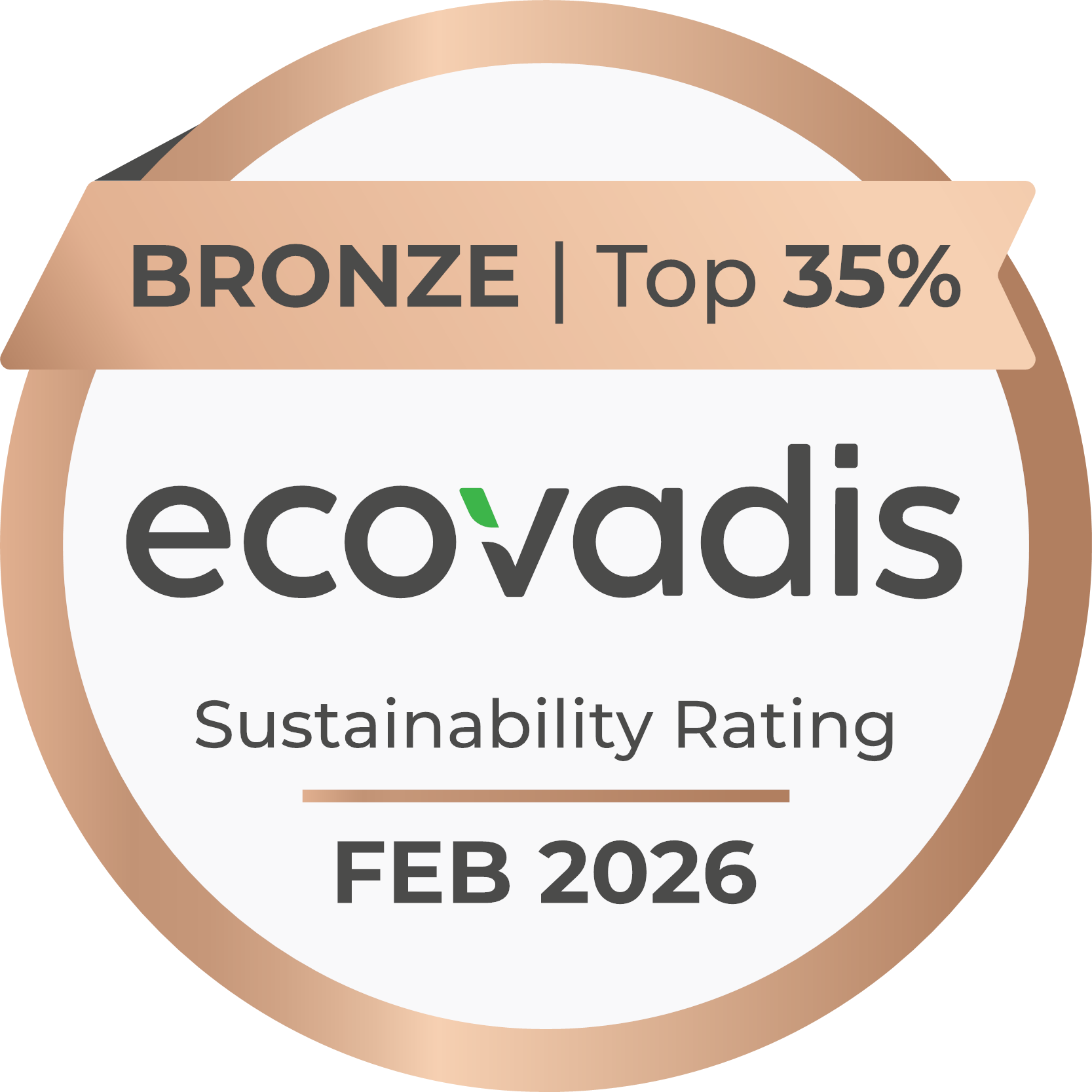 EcoVadis sustainability rating