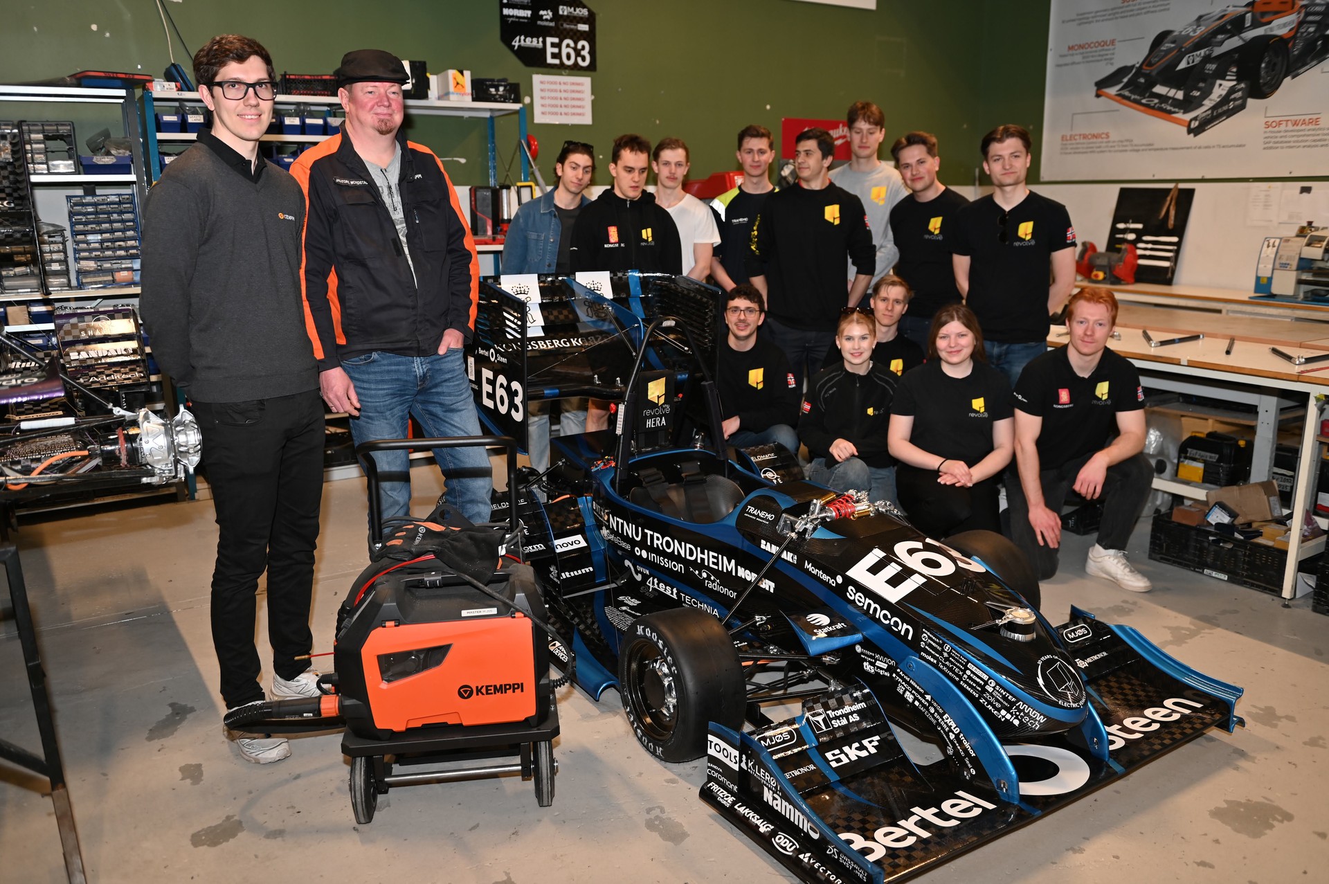 Auto da corsa di alto livello per le competizioni di Formula Students