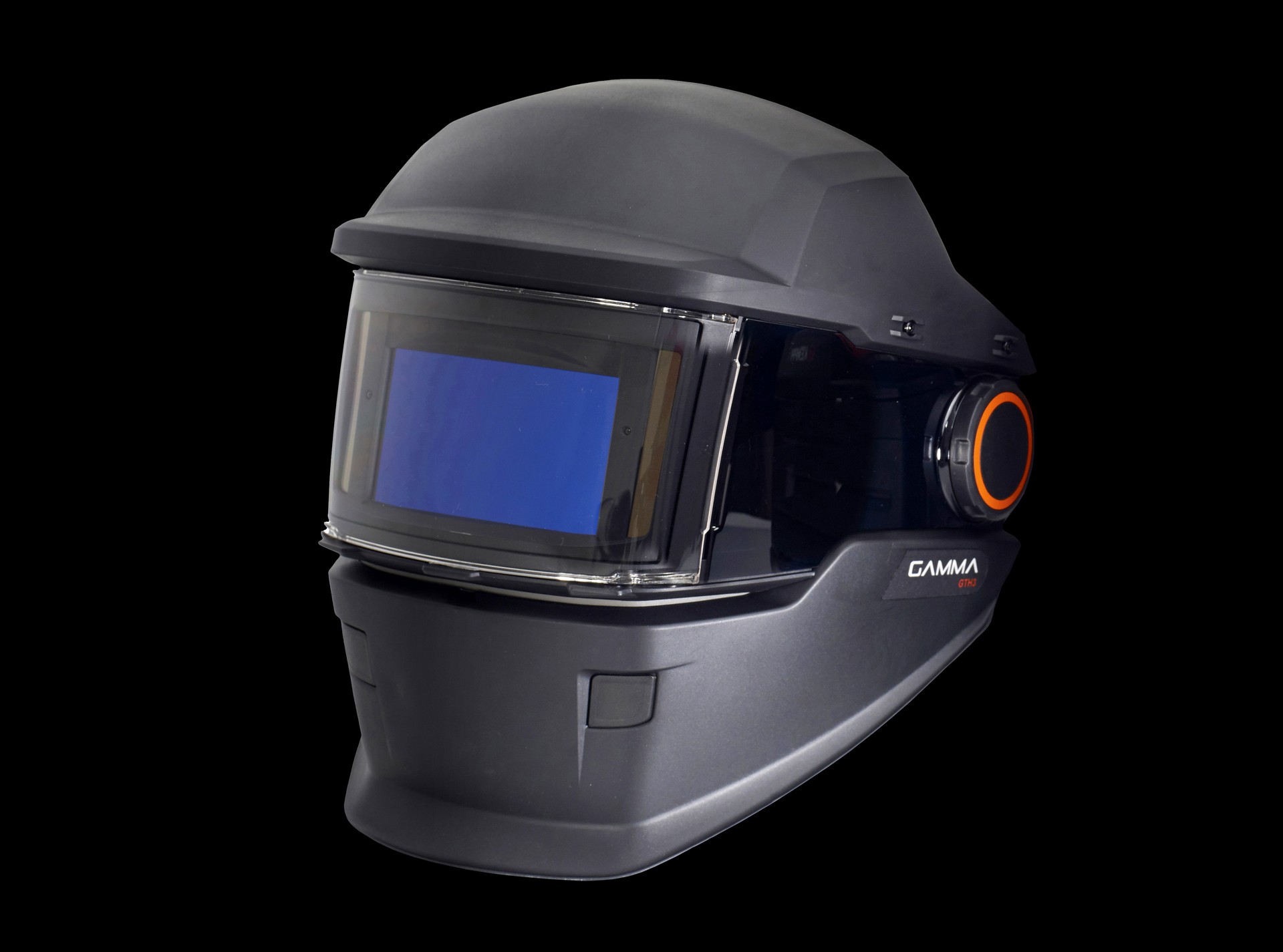 Gamma welding helmets