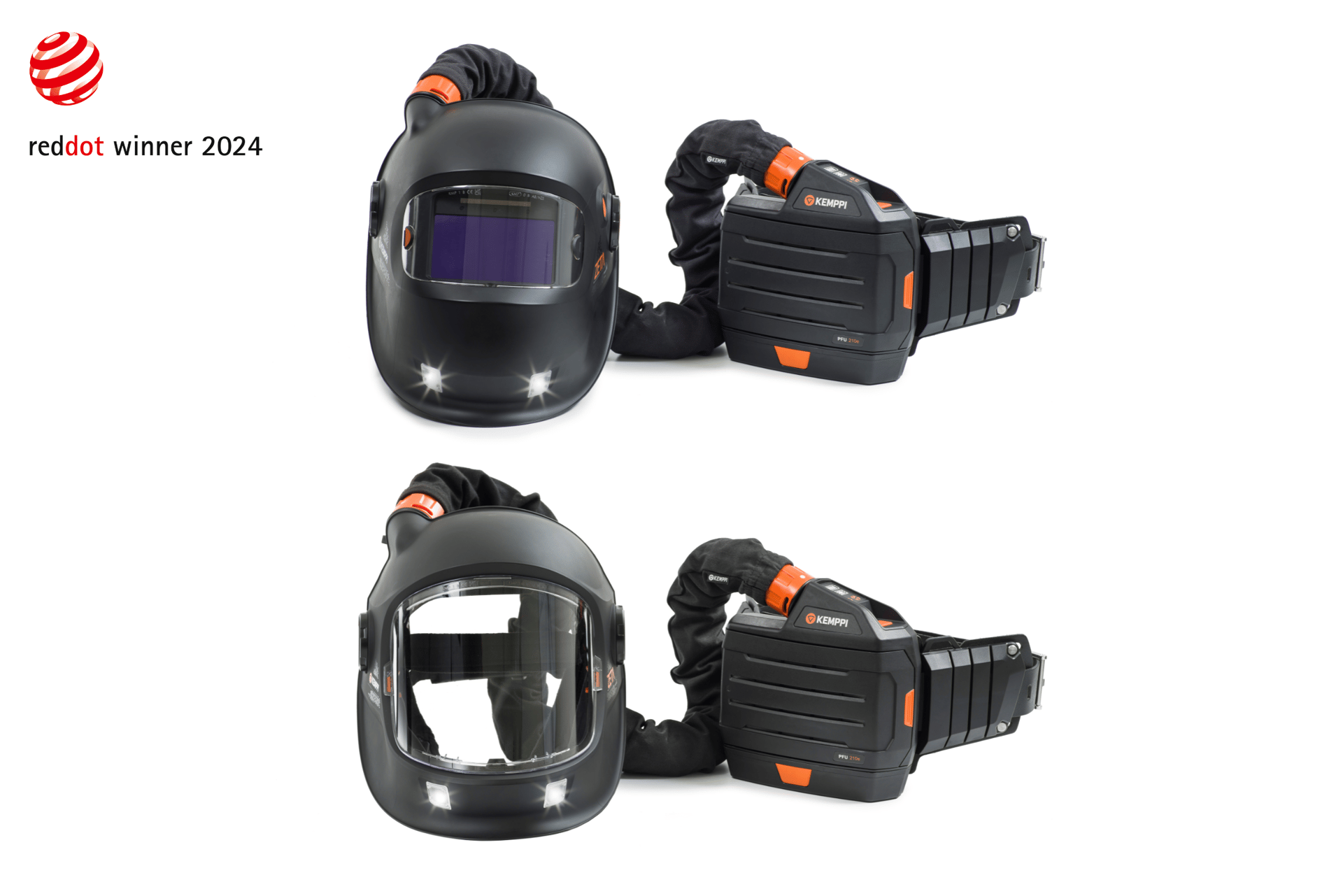 Zeta Fresh Air welding respirators are awarded with the Red Dot Award: Product Design 2024