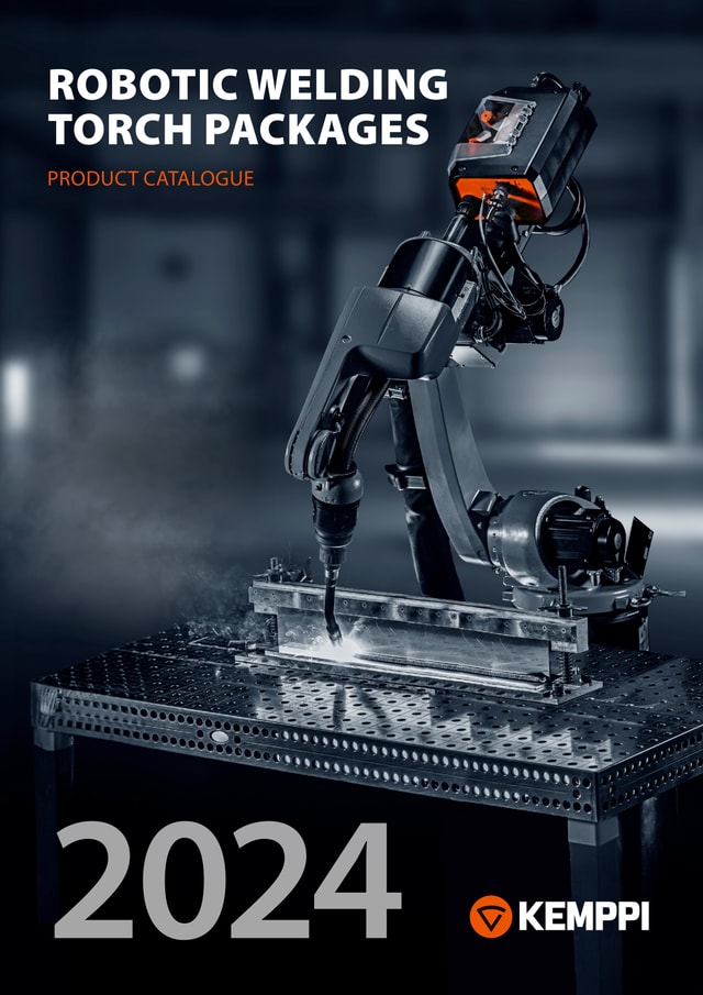 Robotic welding torch packages 