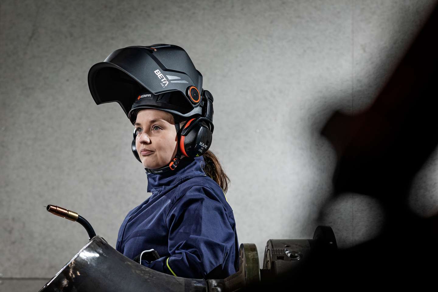 Integration af sikkerhedshjelm 