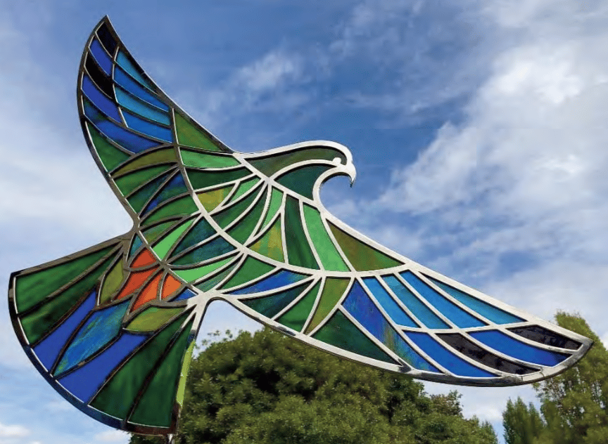 Kea in Flight by Nye McLellan. 