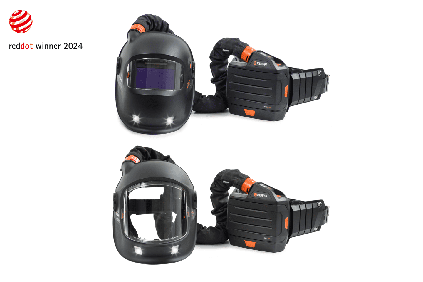 Red Dot 2024 award for Zeta Fresh Air welding respirators | Kemppi